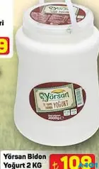 YÖRSAN BİDON YOĞURT 2 KG